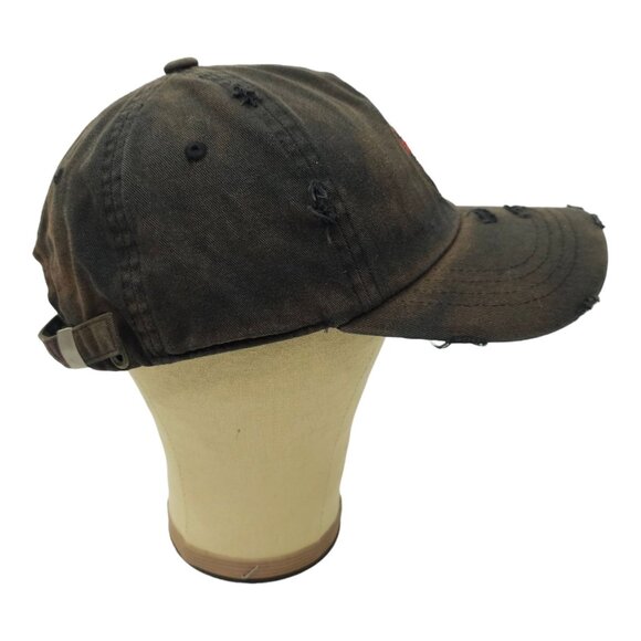 Muka Henny Bottle Groot Distressed Faded Adjustable Cap Trucker Baseball Hat - Picture 11 of 13